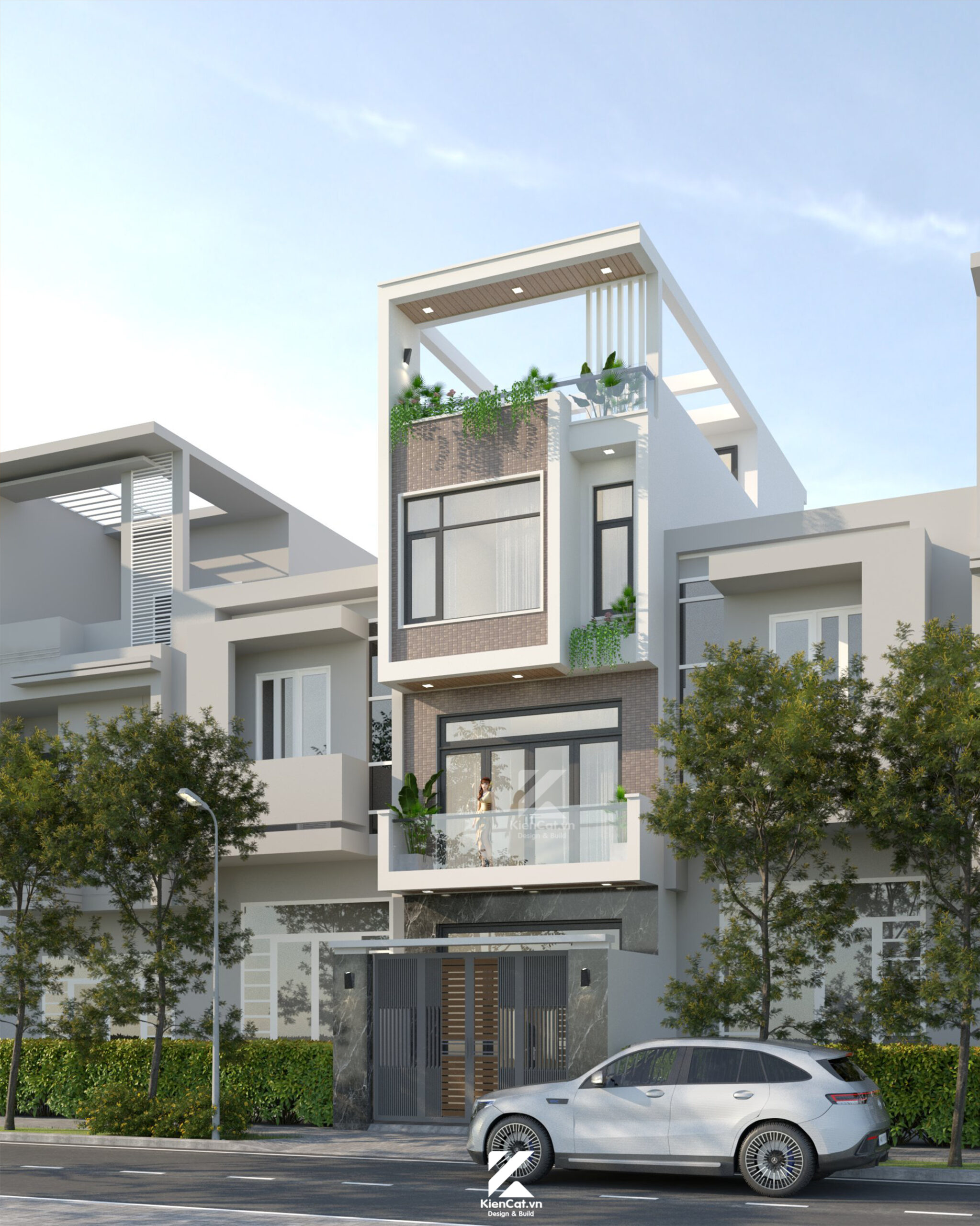 thiết kế thi công nội thất nhà phố đường số 1, gò vấp