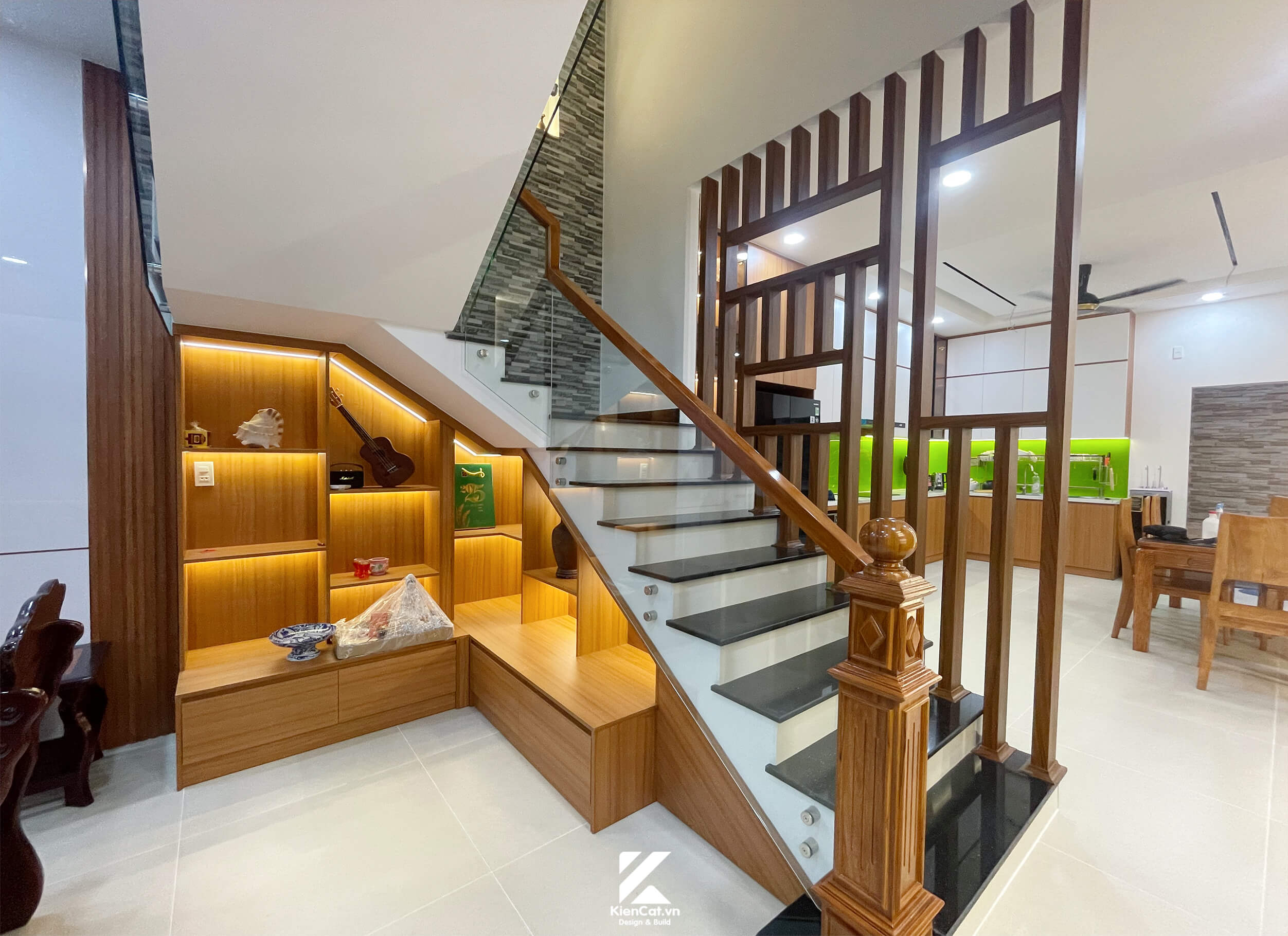 thiết kế thi công nội thất nhà phố đường số 1, gò vấp
