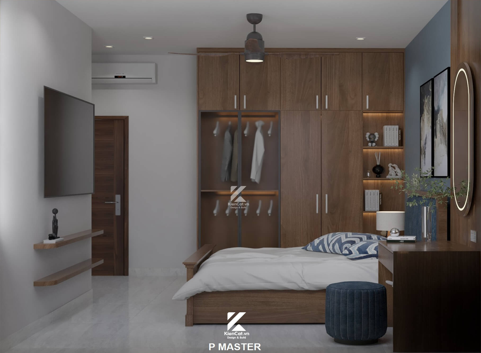 thiết kế thi công nội thất nhà phố citylans garden hills gò vấp