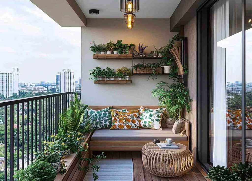 decor ban công chung cu