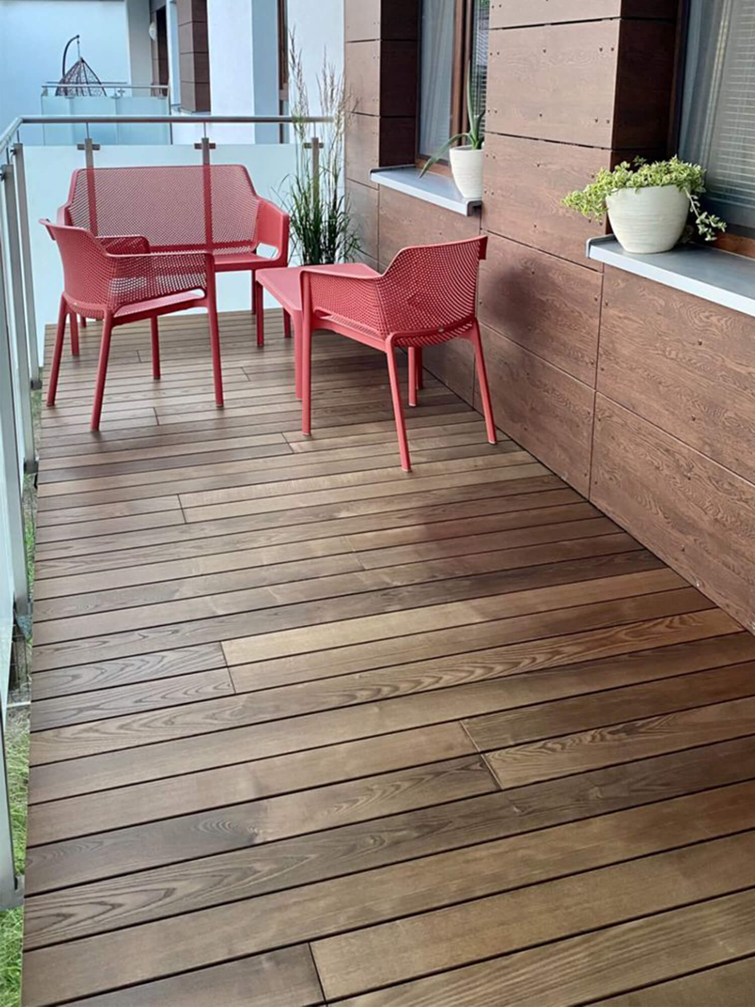 Sàn gỗ tần bì biến tính ngoài trời - Ảnh 4