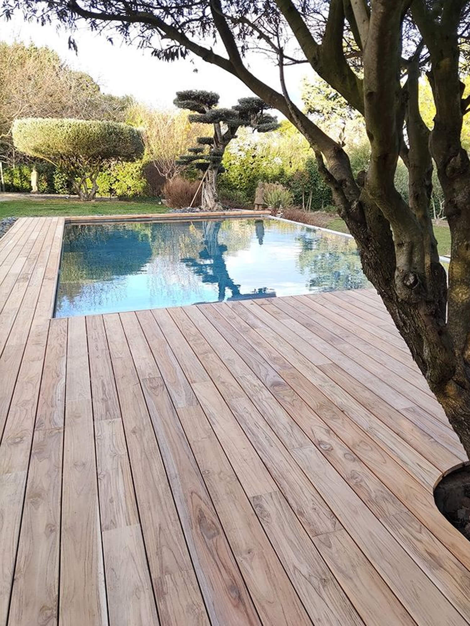 sàn gỗ teak ngoài trời