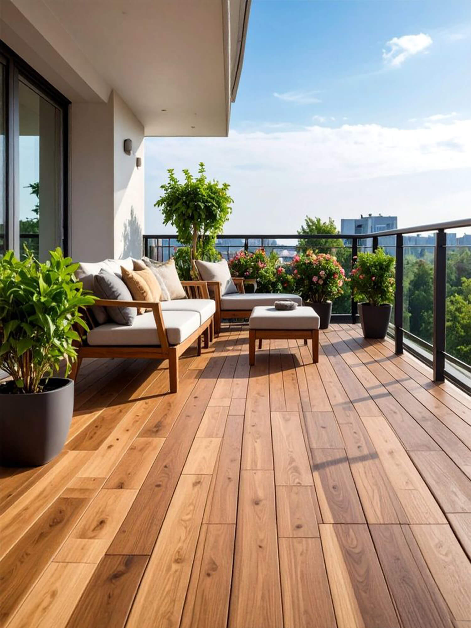 sàn gỗ teak ngoài trời