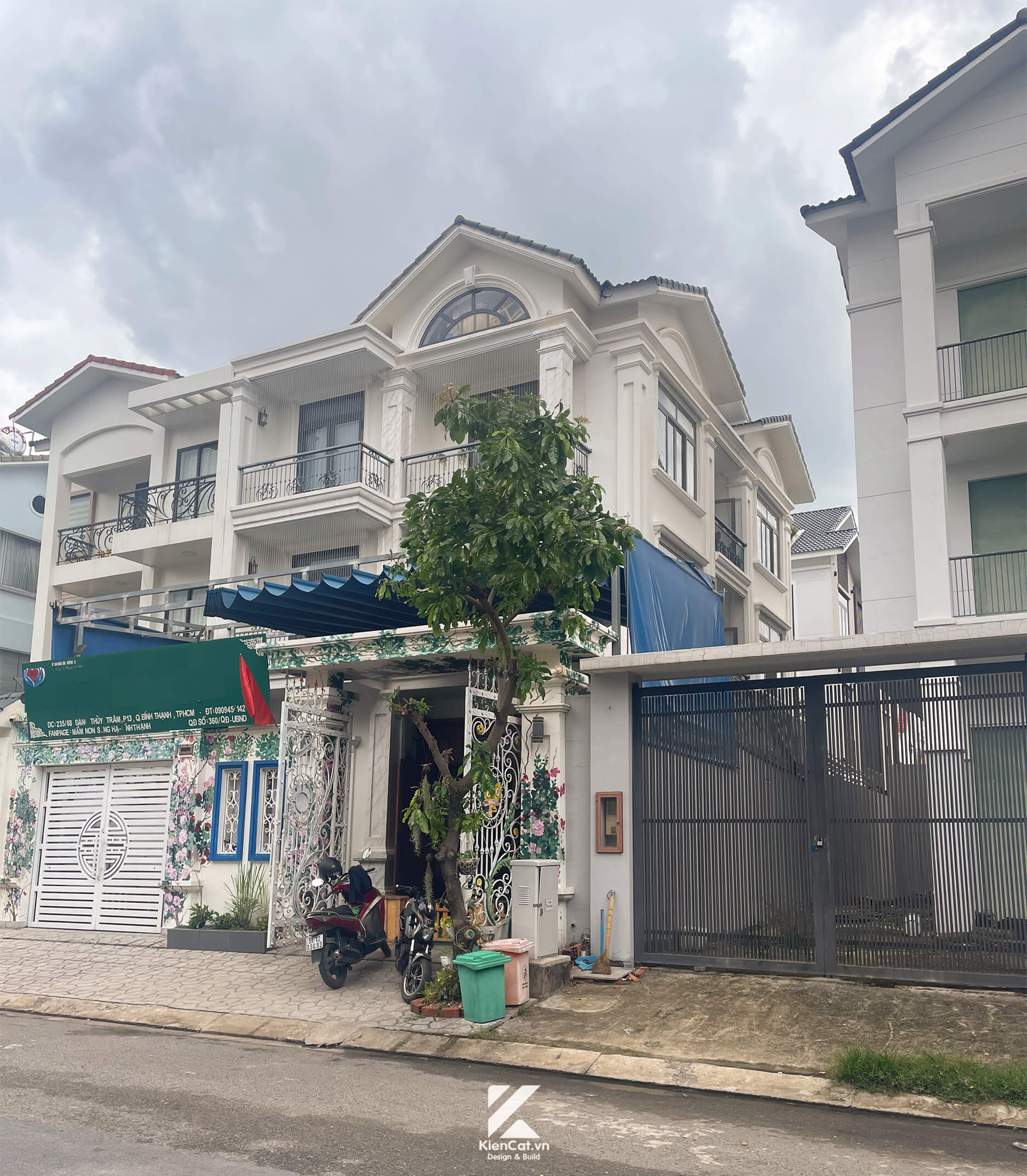 thi công biệt thự song lập Khu dân cư Bình Lợi