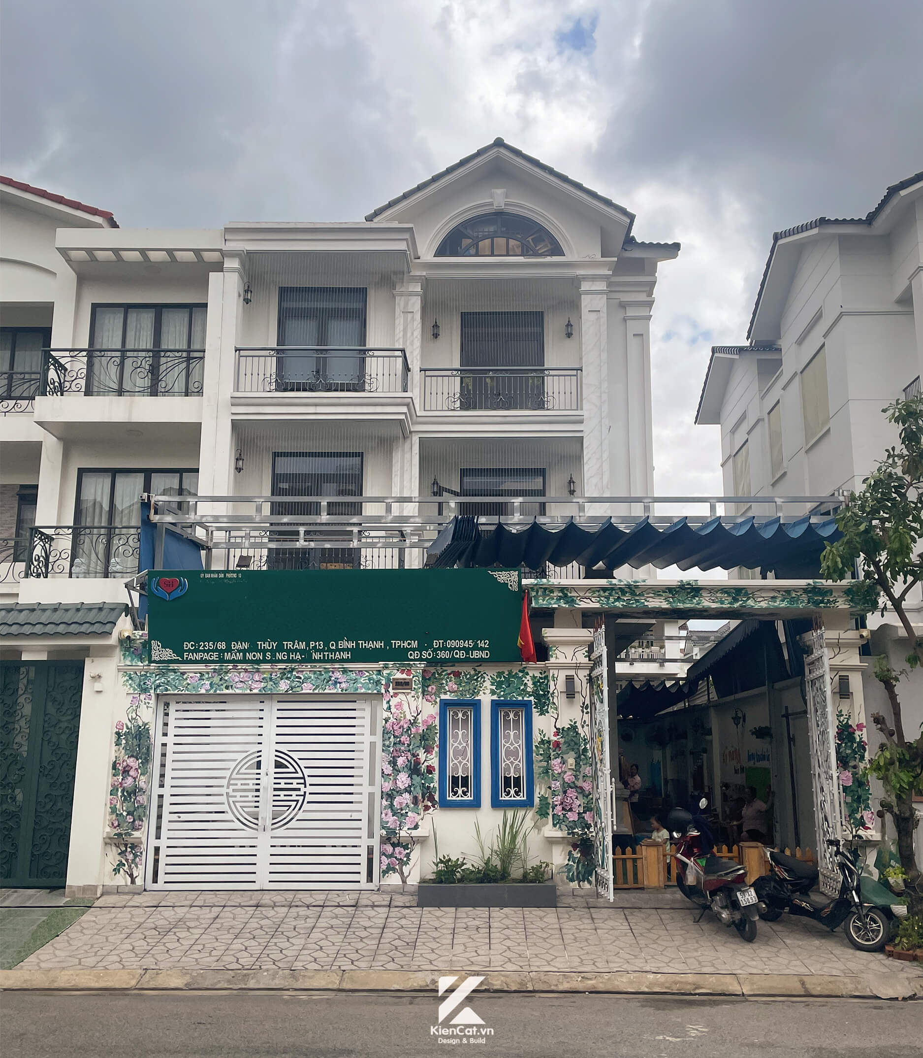thi công biệt thự song lập Khu dân cư Bình Lợi