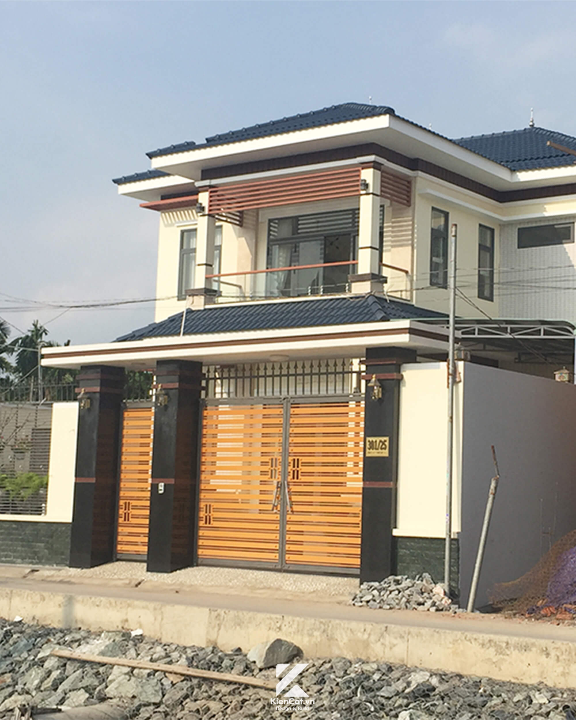 thiết kế thi công biệt thự 2 tầng