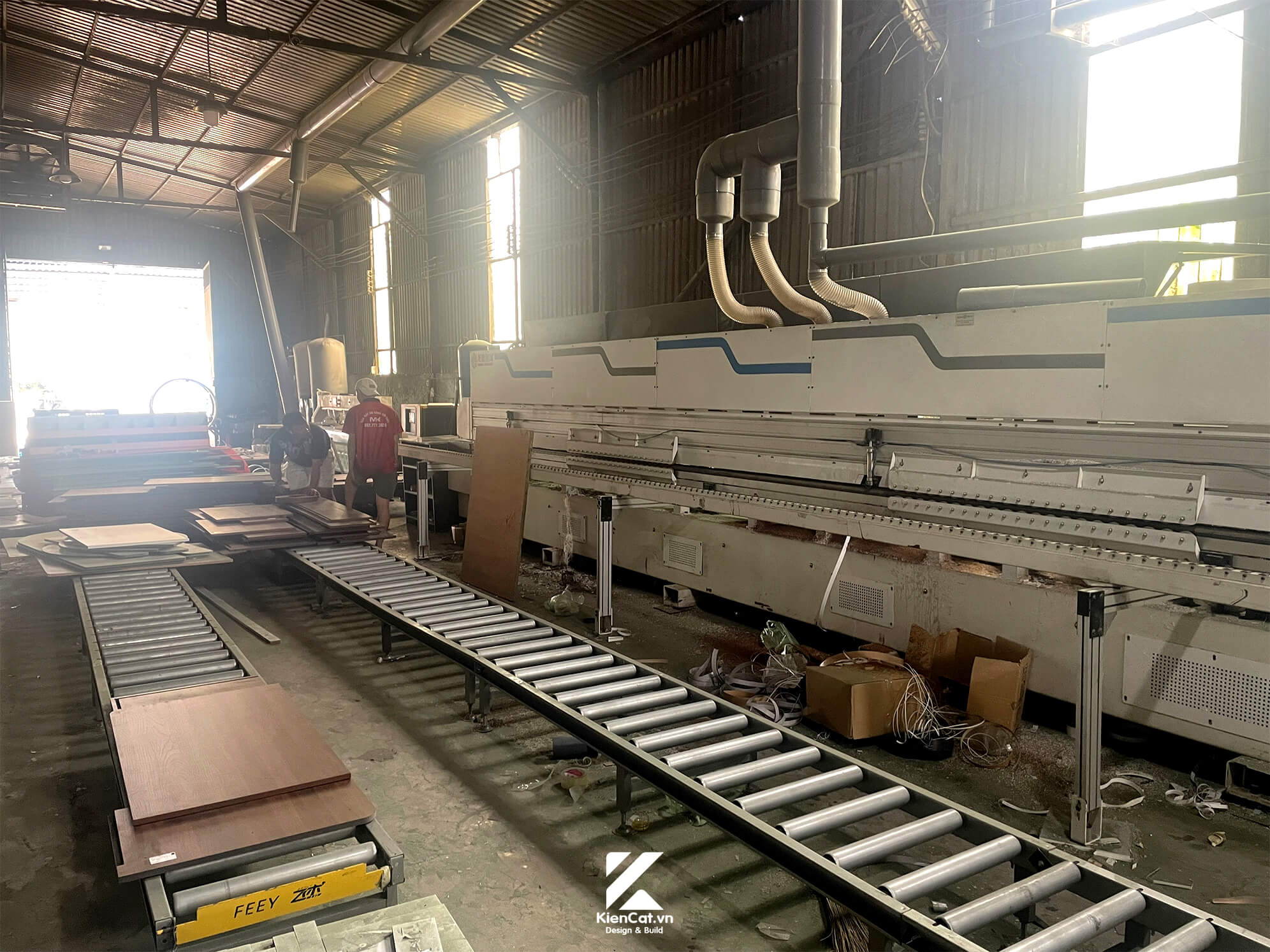 Xưởng gỗ nội thất may đo Kiến Cát